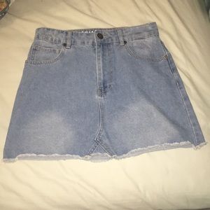 Mini Denim Skirt
